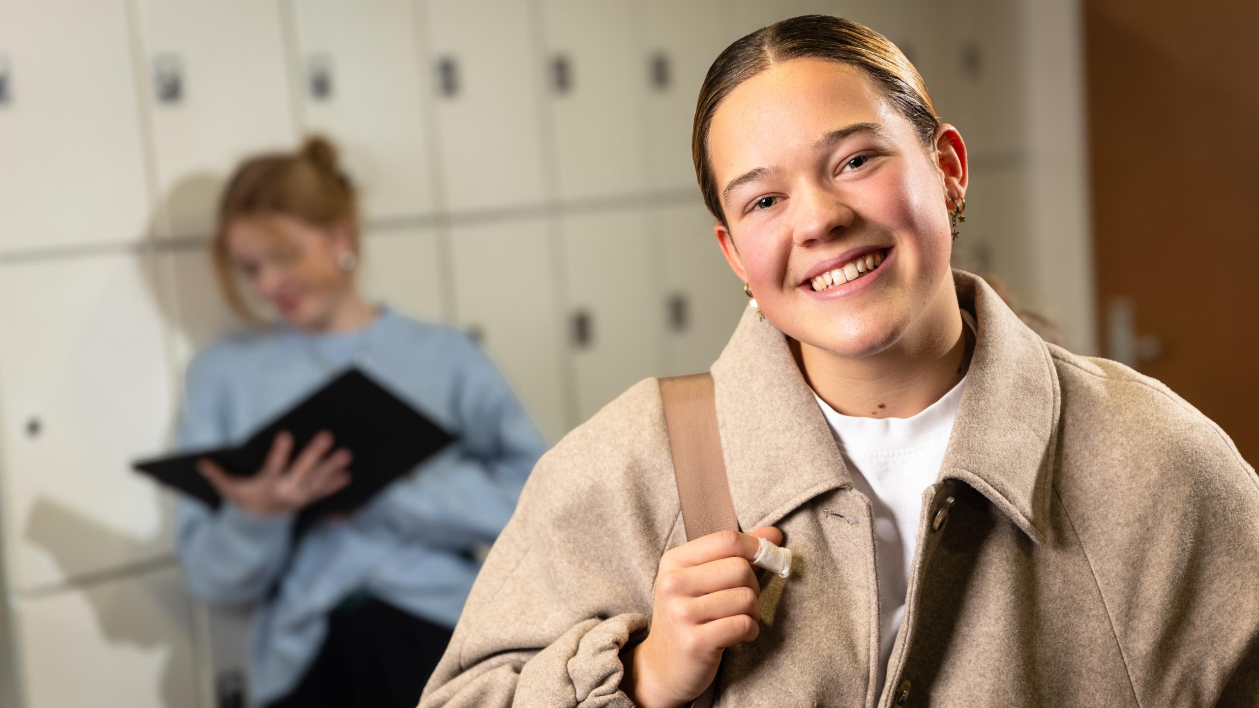Scholiere op het Middelbaar beroepsonderwijs